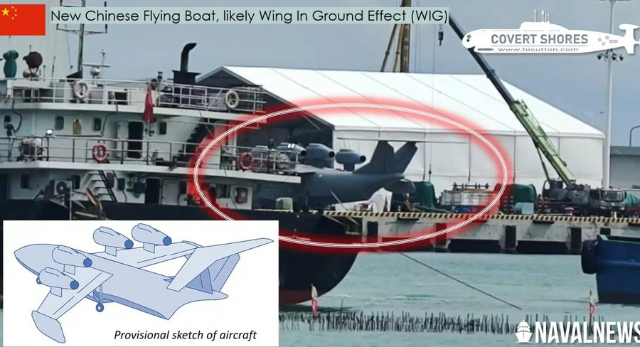 Ekranoplane bí ẩn của Trung Quốc thu hút sự quan tâm đặc biệt