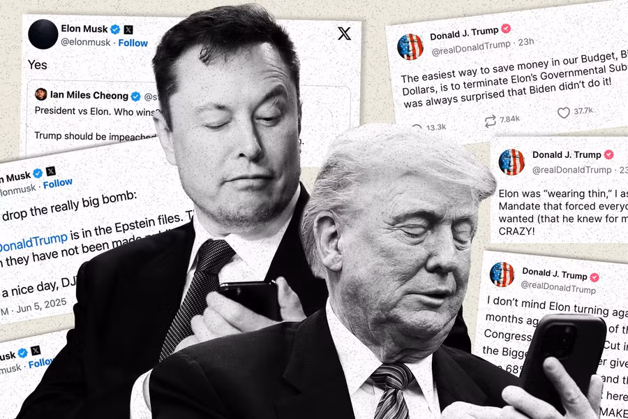 Cuộc cãi vã công khai giữa Trump - Musk được dàn dựng để thao túng thị trường?