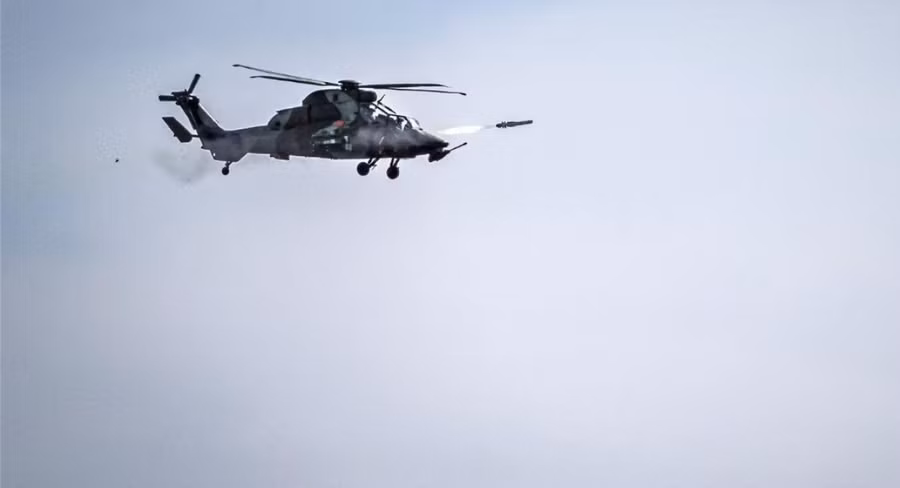 Tên lửa chống tăng thế hệ 5 Akeron LP lần đầu được phóng từ trực thăng Tiger