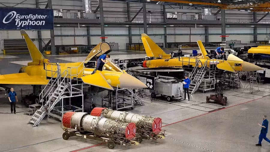 Cột mốc quan trọng khi chiếc Eurofighter Typhoon thứ 600 được giao