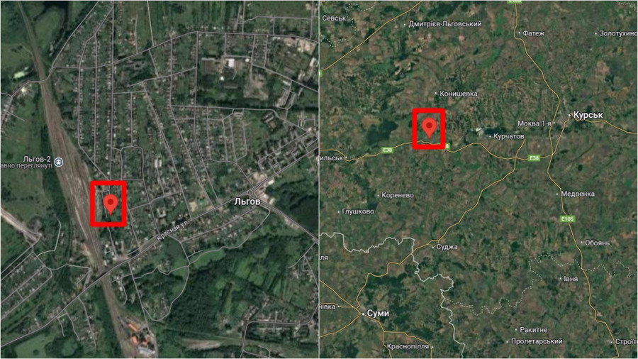 Vị trí xảy ra vụ tấn công ở thành phố Lhov trên Google Maps. mycollag9es-3.jpg