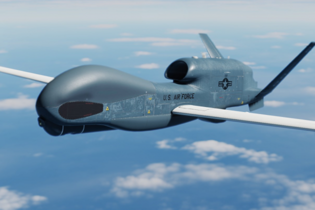 RQ-4B Global Hawk áp sát căn cứ quân sự lớn nhất của Nga