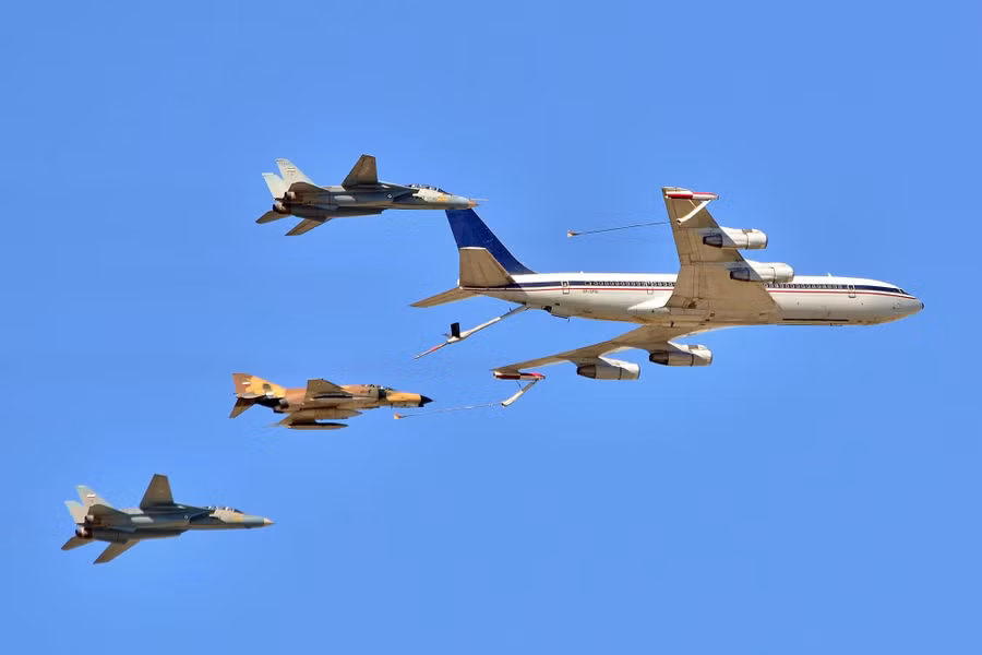 Máy bay tiếp dầu Boeing 707 duy nhất của Iran bị phá hủy