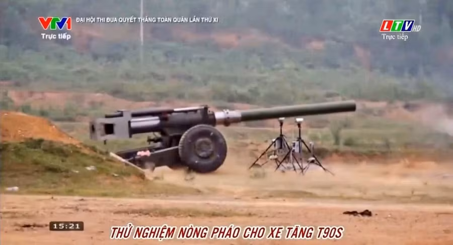 Nước ngoài ngạc nhiên khi Việt Nam chế tạo pháo tăng T-90S