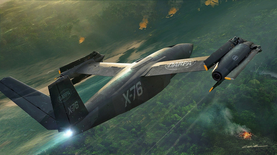 Công bố máy bay phản lực cánh quạt lật X-76 siêu đặc biệt