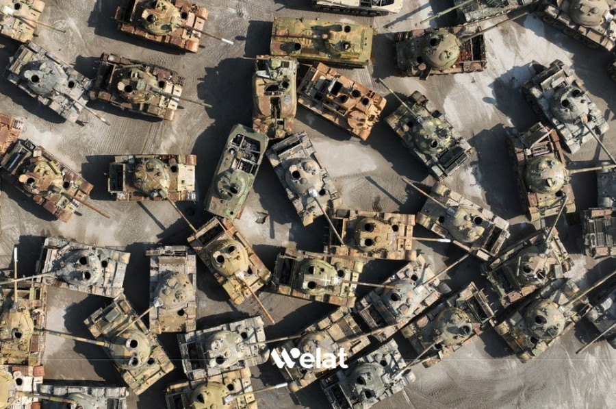 Số lượng khổng lồ xe tăng Nga viện trợ Syria bị loại bỏ không thương tiếc