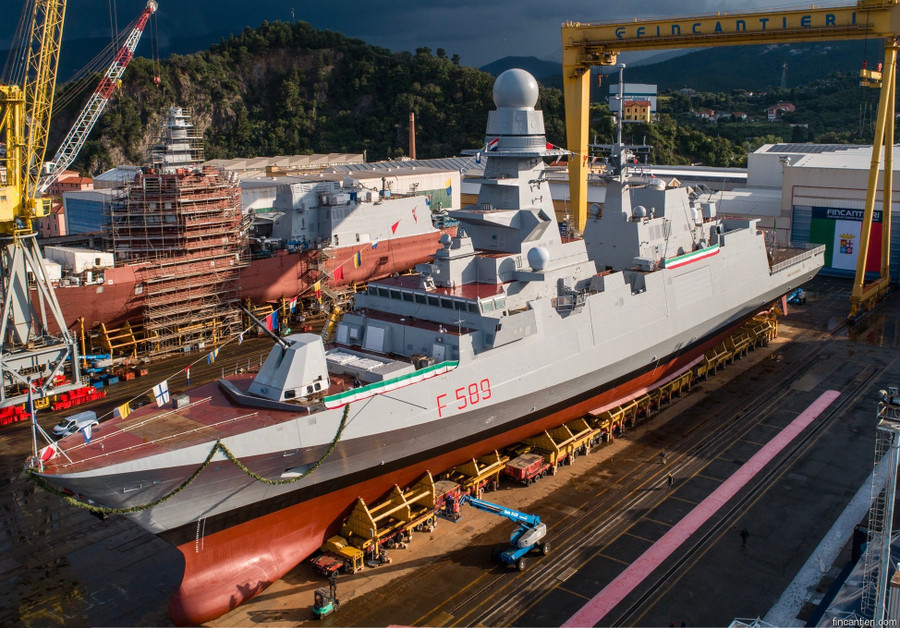 Fincantieri thần tốc bàn giao khinh hạm tàng hình FREMM thứ 10