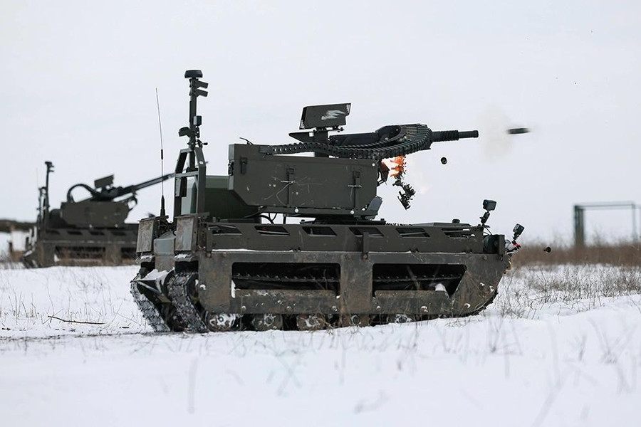 Robot phóng lựu Kourier lập thành tích xuất sắc trong thực chiến