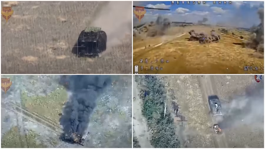 Trận chiến xe tăng bất thường nổ ra gần Siversk