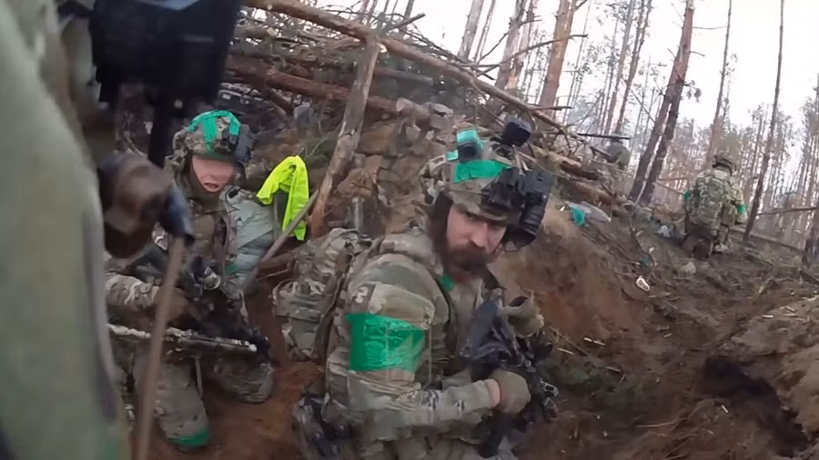 Lữ đoàn Azov đã chiếm giữ dải đất phòng thủ theo hướng Dobropil