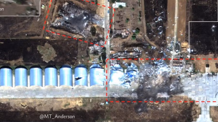 Hàng loạt Su-34 bị phá hủy và hư hỏng tại sân bay Marinovka