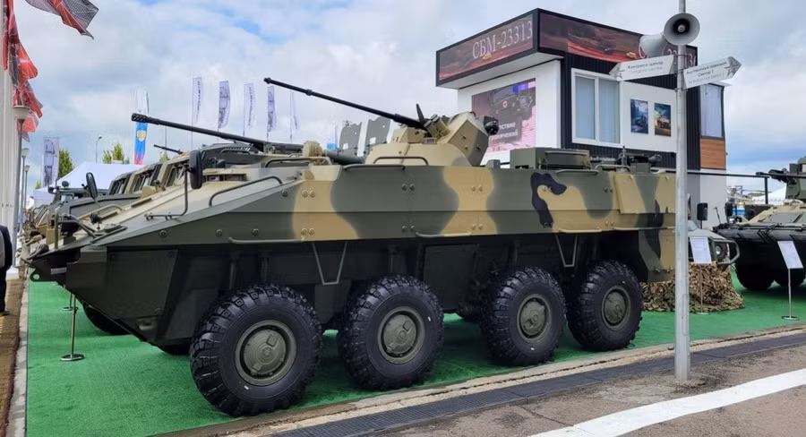 Thiết giáp BTR-22 'cách mạng hóa' lần đầu được phát hiện tại điểm nóng