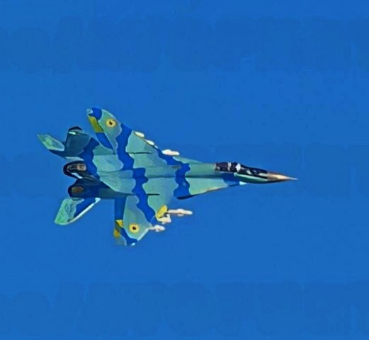 Tiêm kích MiG-29 với màu sơn của Không quân Azerbaijan nhưng đã có phù hiệu của Ukraine. mig-29.jpg