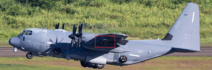 Máy bay AC-130J mang tên lửa Hellfire được phát hiện ở Puerto Rico. ac-130j-z-raketamy-hellfire-u-puerto-riko.png