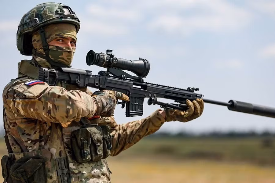 Súng bắn tỉa của Chukavin thể hiện ưu việt trên chiến trường
