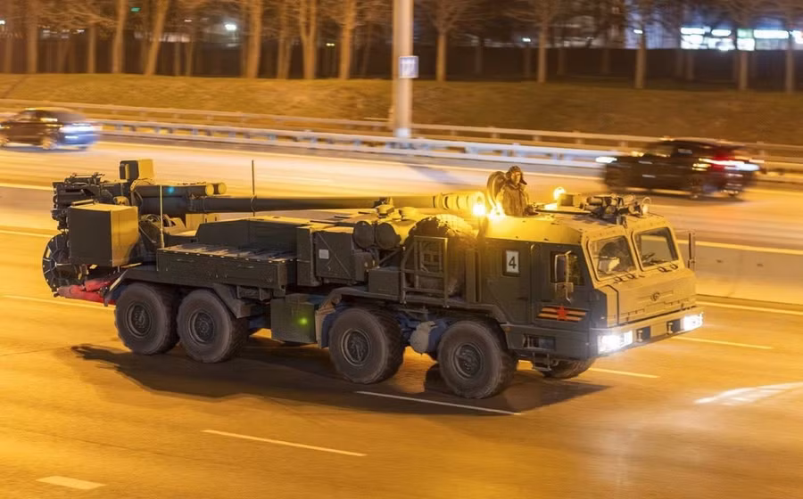 Pháo tự hành Malva bị FPV phá hủy sau cú đánh chính xác