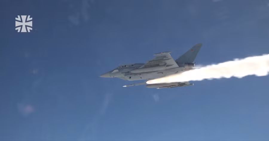 Tên lửa Meteor lần đầu được phóng từ tiêm kích Eurofighter