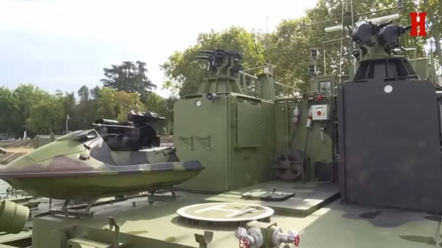 Tàu sông được trang bị xuồng không người lái và tích hợp khả năng chống UAV