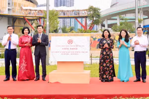 Khánh thành và gắn biển Cung Thiếu nhi Hà Nội vốn đầu tư 1.300 tỷ đồng