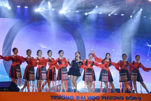 'Cháy' cùng đêm nhạc chào tân sinh viên K31 Đại học Phương Đông