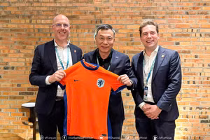 Đoàn đại biểu Liên đoàn bóng đá Việt Nam dự Đại hội lần thứ 75 của FIFA