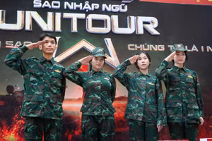 Photobooth Sao Nhập Ngũ và các booth trải nghiệm của nhà tài trợ cũng mang đến những không gian check-in độc đáo