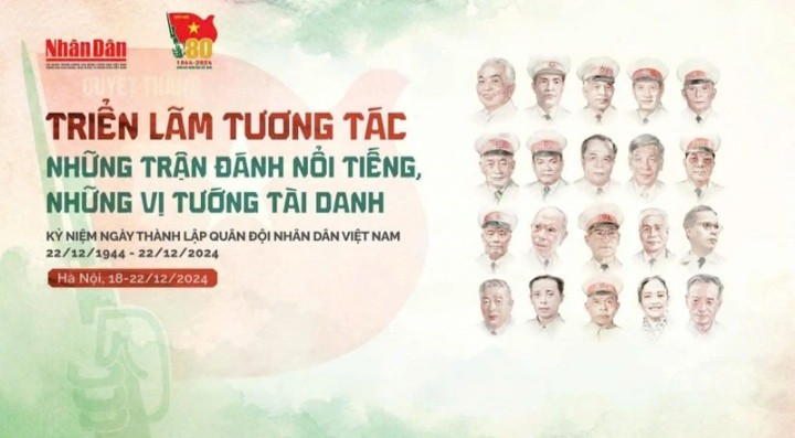 20 vị tướng tài danh của Quân đội Nhân dân Việt Nam. Ảnh: Báo Nhân Dân.