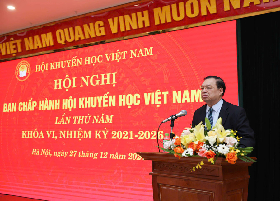 Ông Lê Mạnh Hùng, Phó Chủ tịch kiêm Tổng thư ký Hội Khuyến học Việt Nam. Ảnh: Thanh Tùng z6170548902238-c0c9ad574099dee94095d7bfee73a936.jpg