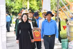 Phó Chủ tịch nước Võ Thị Ánh Xuân dự Lễ viếng, truy điệu và an táng 235 hài cốt liệt sĩ tại An Giang.