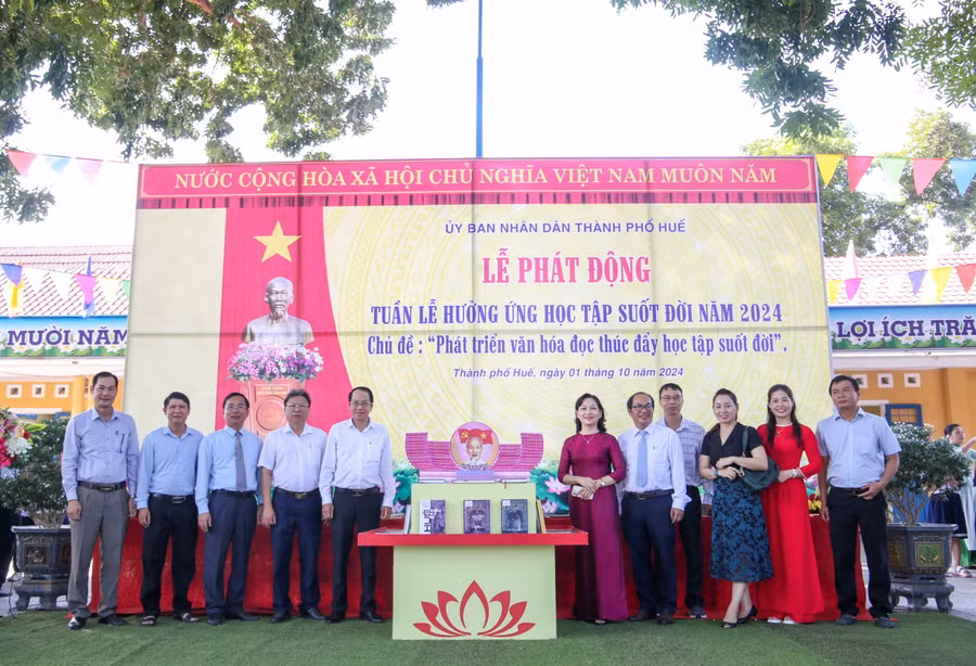 Phát động tuần lễ hưởng ứng học tập suốt đời với chủ đề “Phát triển văn hóa đọc thúc đẩy học tập suốt đời”.