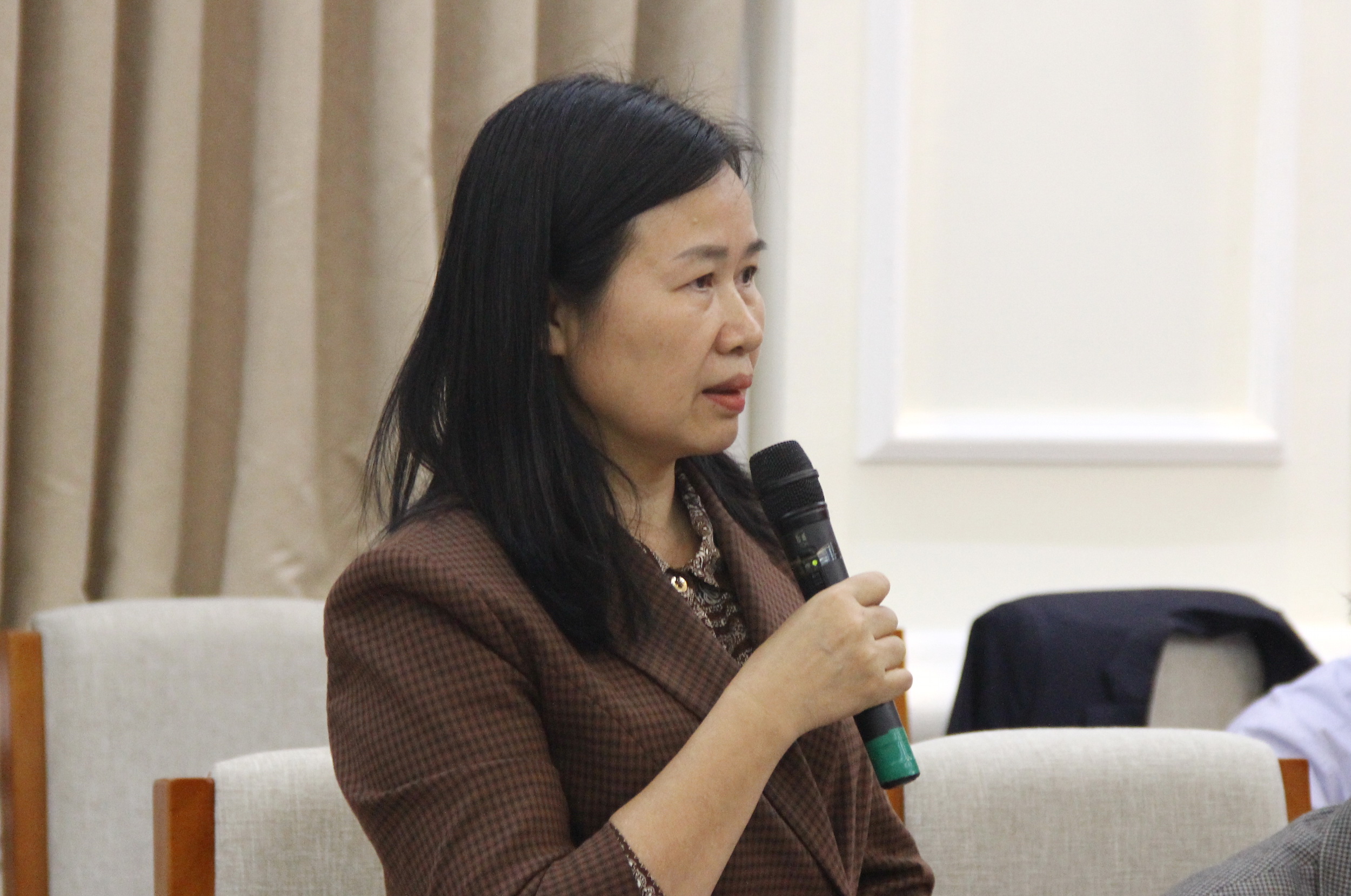 Các đại biểu phát biểu tại hội nghị. Các đại biểu phát biểu tại hội nghị.