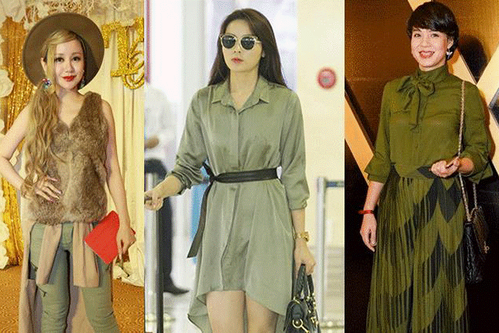 Bạn sẽ già chát nếu diện hot-trend xanh rêu như thế này