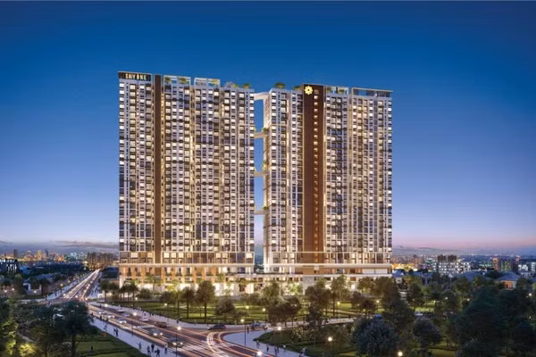 Phối cảnh dự án Phú Đông Sky One.