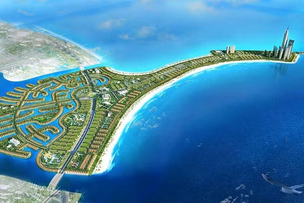 Phối cảnh dự án Vinhomes Green Paradise tại Cần Giờ. Ảnh: Vingroup