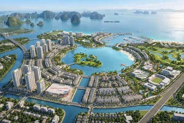 Phối cảnh dự án Vinhomes Hạ Long Xanh.