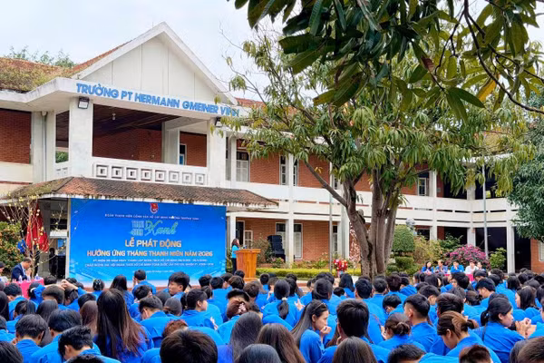 Trường PT Hermann Gmeiner Vinh (Nghệ An). Ảnh: NTCC
