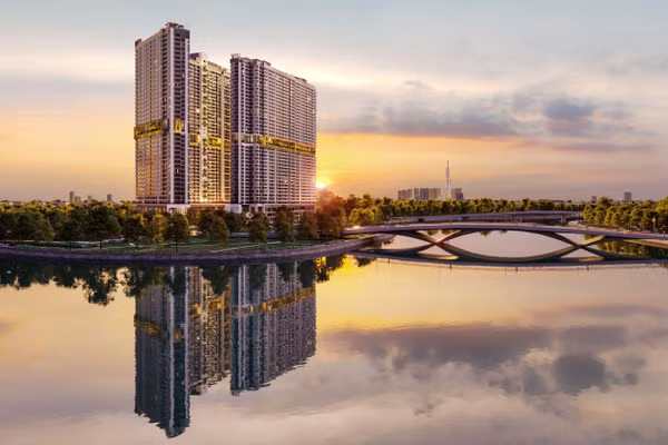 Dự án The Gió Riverside ở gần trung tâm hành chính mới tại TP.HCM.