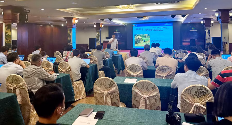 Toàn cảnh buổi tập huấn.