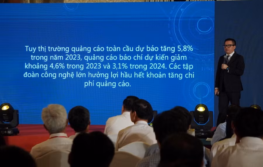 Ông Lê Quốc Minh chia sẻ tại sự kiện. Ông Lê Quốc Minh chia sẻ tại sự kiện.