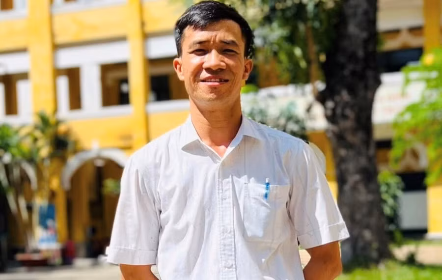 Thầy Trần Văn Phương (Ảnh: Nhân vật cung cấp).