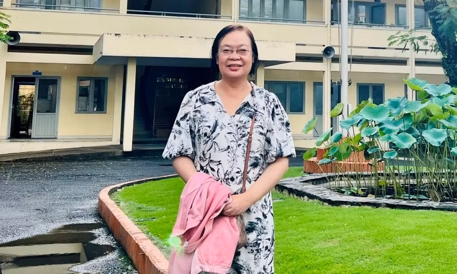 Cô Vũ Thị Ngọc Dung là một trong những hiệu trưởng tại TPHCM nhận giải thưởng Võ Trường Toản 2019.