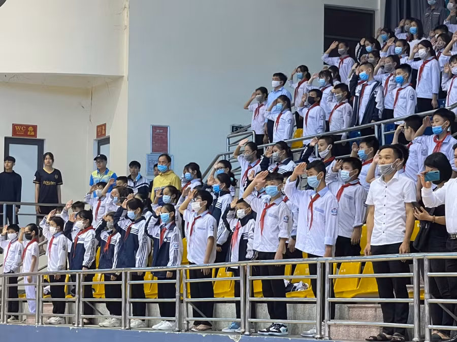 Hà Tĩnh: Hơn 3.000 lượt VĐV tranh tài tại Hội khỏe Phù Đổng 2021 ảnh 4