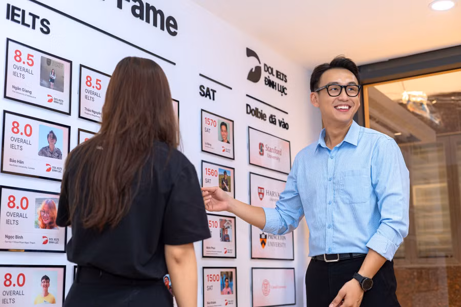Học viên DOL English Nguyễn Ngọc Quang Bảo.