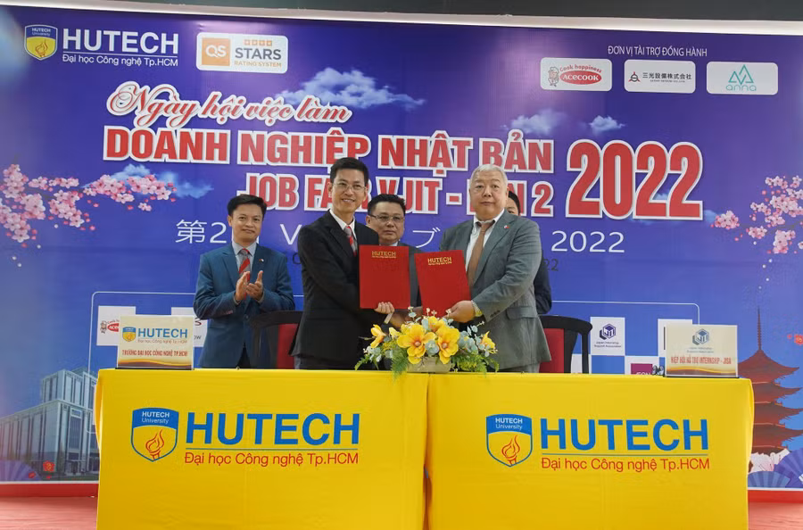 Các đơn vị ký kết hợp tác đào tạo.