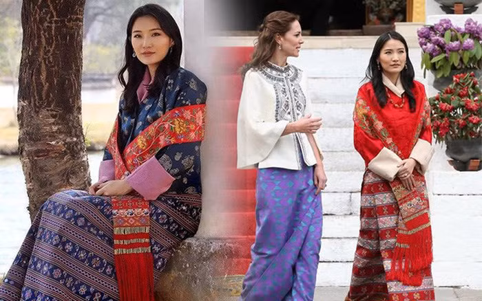 Chụp ảnh cùng Công nương Kate, nhan sắc quá đỗi thuần khiết hoàng hậu Bhutan gây chú ý ảnh 1