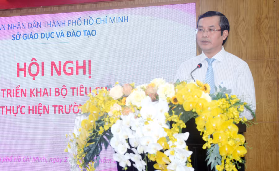 Thứ Trưởng Nguyễn Văn Phúc phát biểu tại Hội nghị.