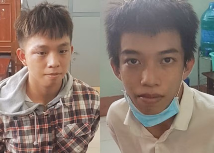 Nghi phạm cướp ngân hàng tại CQĐT.