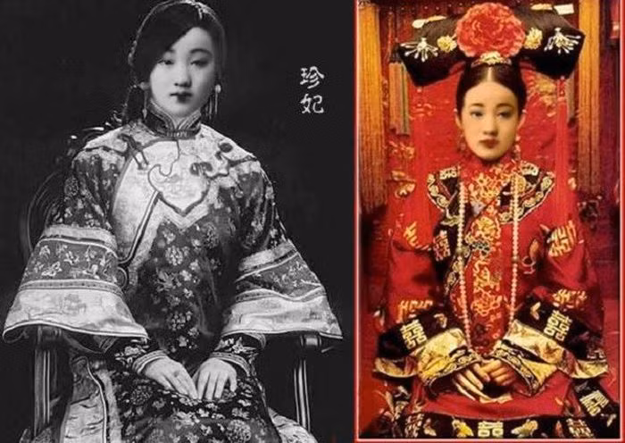 Chân dung nàng Trân phi được vua Quang Tự sủng ái.