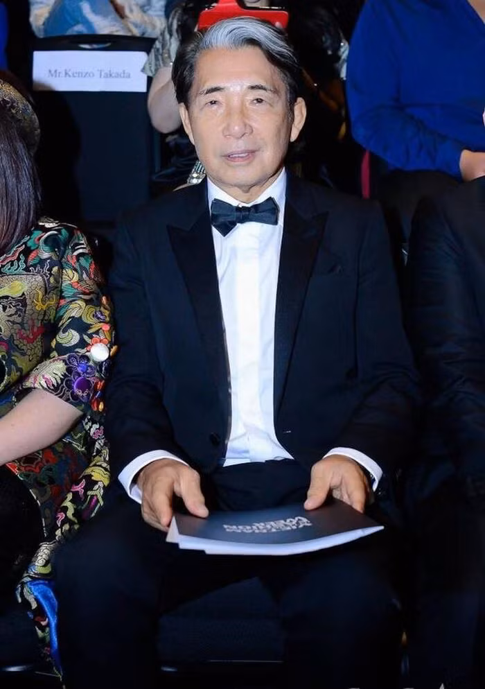 Người sáng lập Kenzo, nhà thiết kế Kenzo Takada tại Vietnam International Fashion Week 2015. Ảnh: BTC cung cấp.