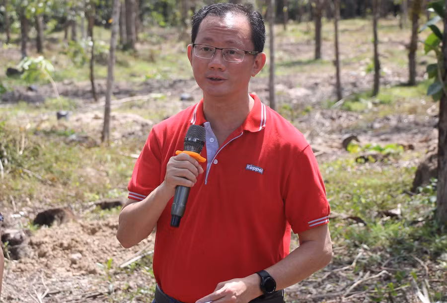 Ông Joseph Low, Chủ tịch Keppel Land Việt Nam phát biểu tại chương trình.